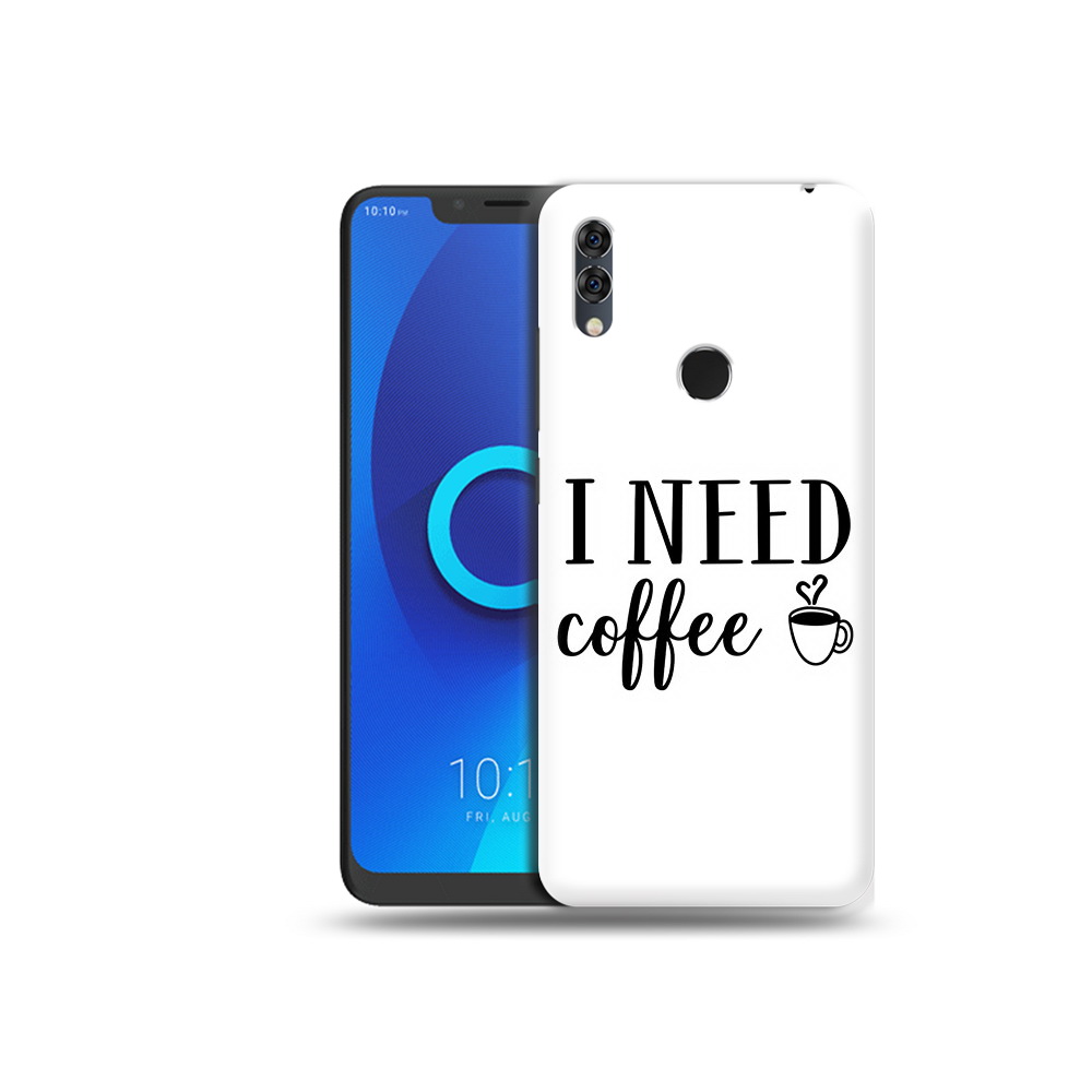 

Чехол MyPads Tocco для Alcatel 5V Мне нужен кофе, Прозрачный, Tocco