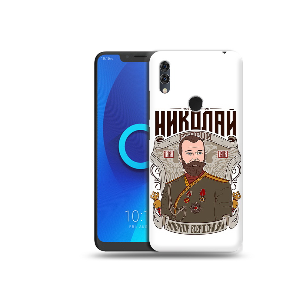 

Чехол MyPads Tocco для Alcatel 5V Николай второй, Прозрачный, Tocco