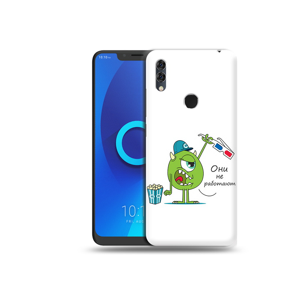 

Чехол MyPads Tocco для Alcatel 5V Очки не работают, Прозрачный, Tocco