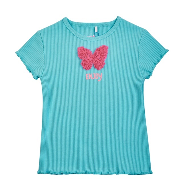 

Футболка детская Kari Kids SS24C23451017, бирюзовый, 104, Голубой, 229149