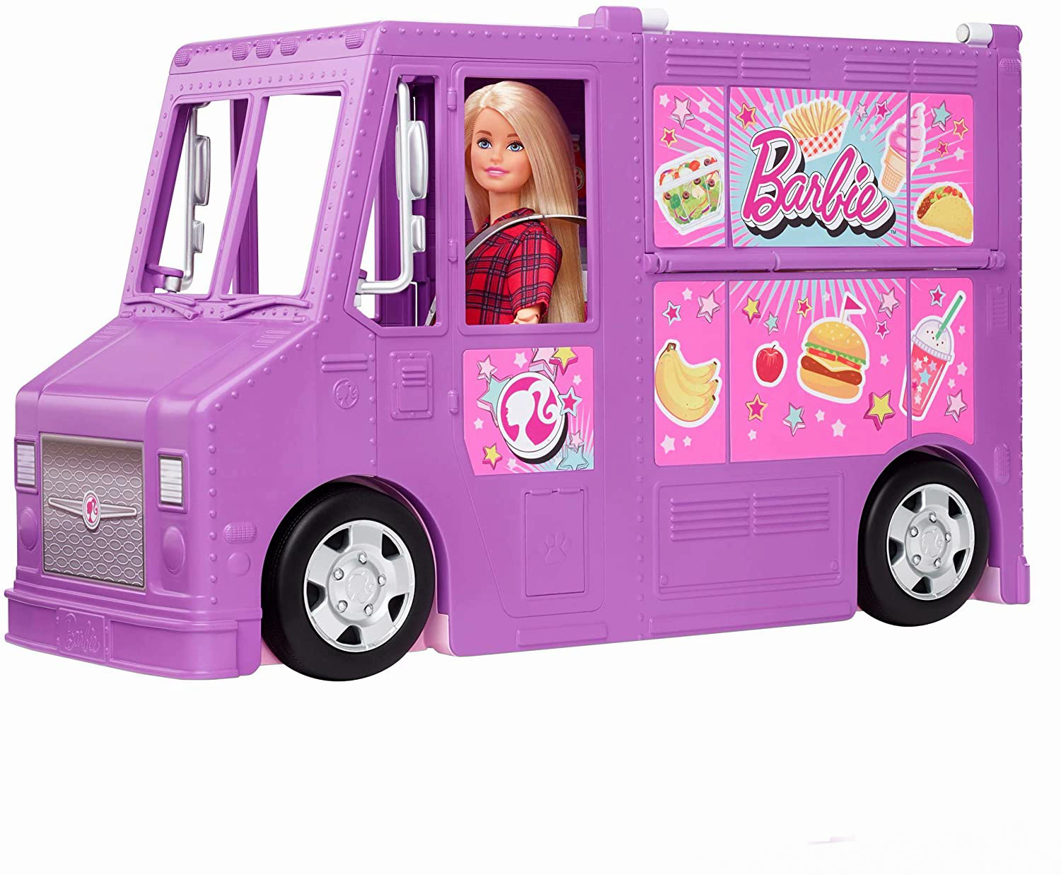Грузовик Barbie Доставка еды Барби GMW07 каталка falk грузовик с едой набором аксессуаров