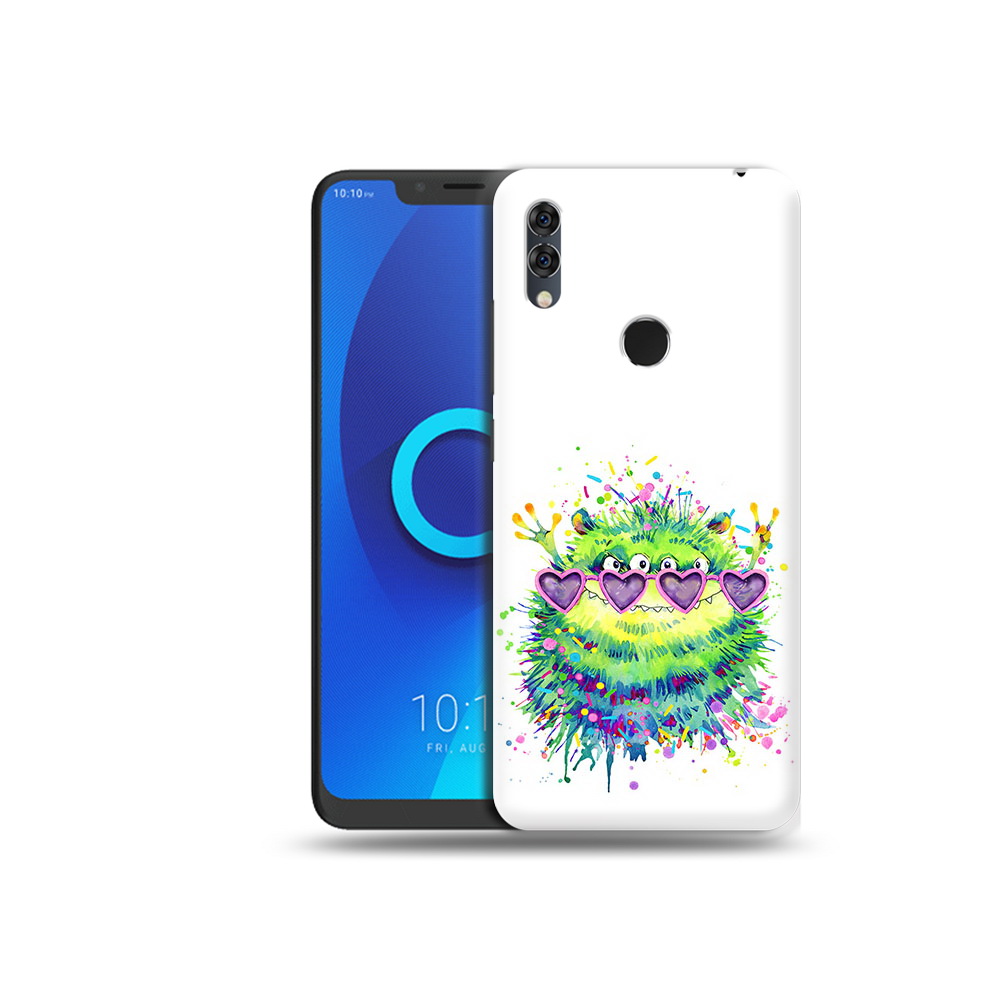 

Чехол MyPads Tocco для Alcatel 5V Пушистый персонаж, Прозрачный, Tocco