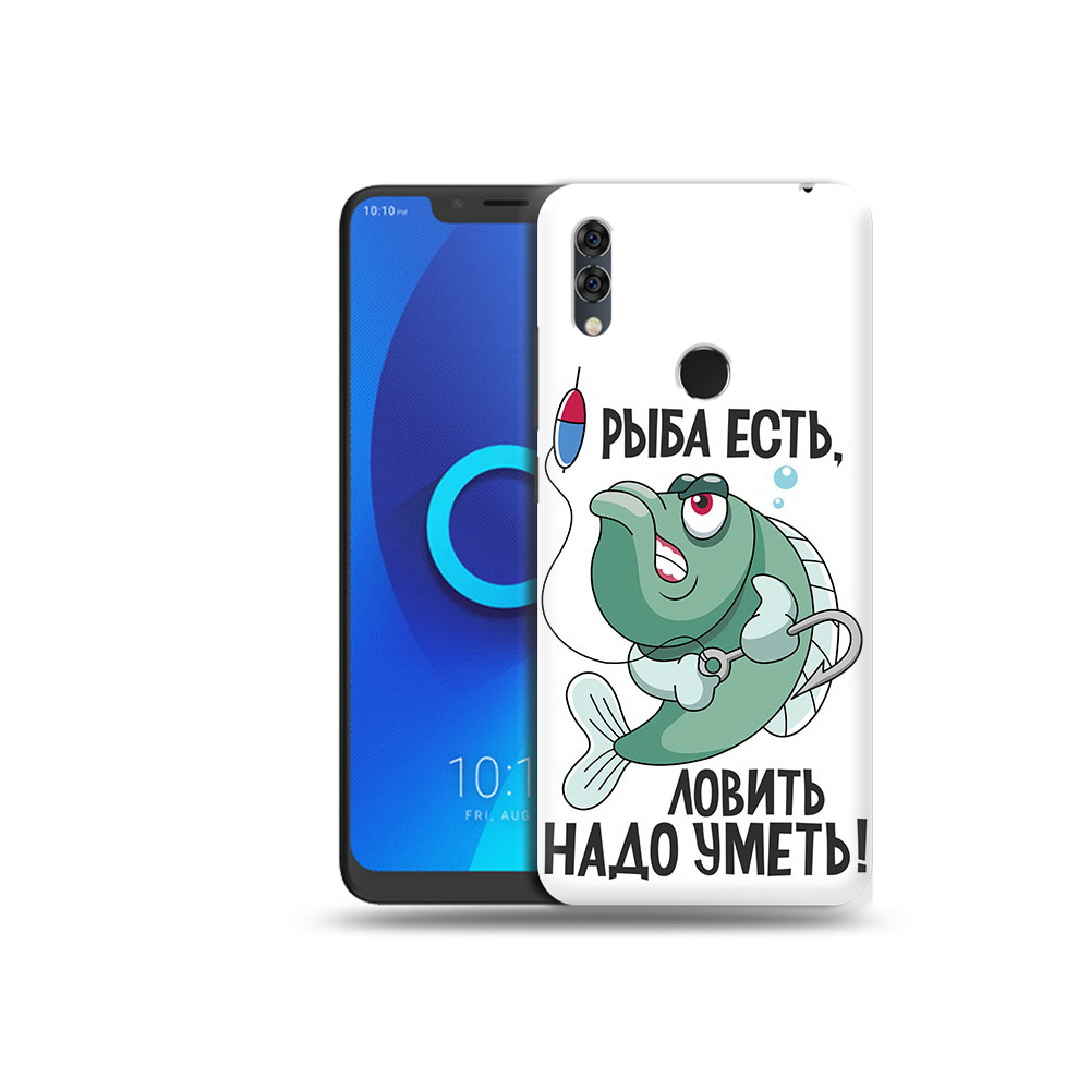 

Чехол MyPads Tocco для Alcatel 5V Рыба есть ,ловить надо уметь, Прозрачный, Tocco