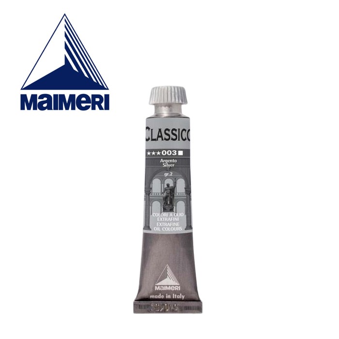 

Maimeri Краска масляная Maimeri CLASSICO 20мл, 003 Серебряный металлик, Краска масляная Maimeri CLASSICO 20мл, 003 Серебряный металлик