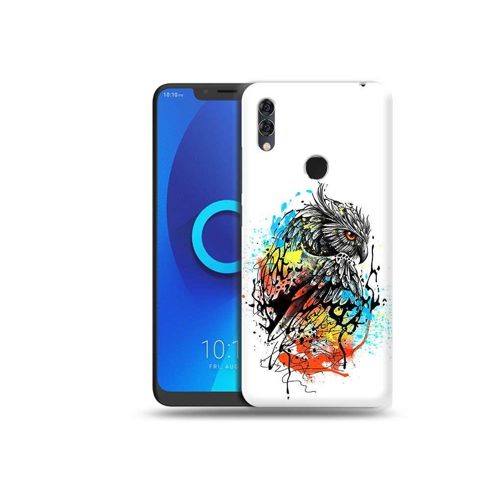 

Чехол MyPads Tocco для Alcatel 5V Творческая сова, Прозрачный, Tocco
