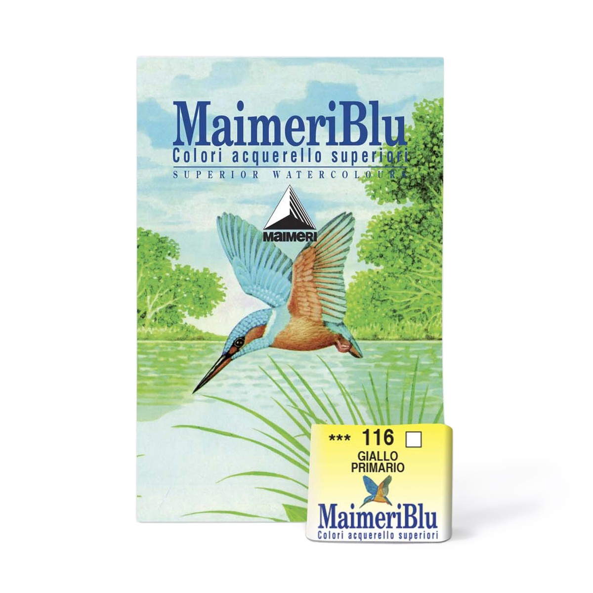 

Maimeri Краска акварельная Maimeri BLU, кювета 1.5мл, 116 Желтый основной, Краска акварельная Maimeri BLU, кювета 1.5мл, 116 Желтый основной