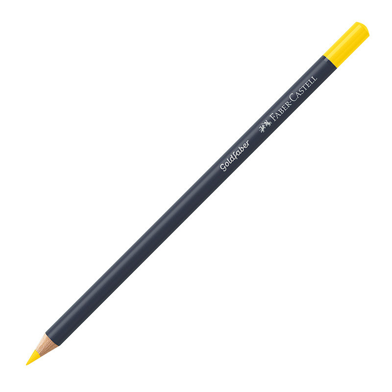 

Faber Castell Карандаш цветной Faber-Castell Goldfaber, 107 кадмий желтый, Карандаш цветной Faber-Castell Goldfaber, 107 кадмий желтый