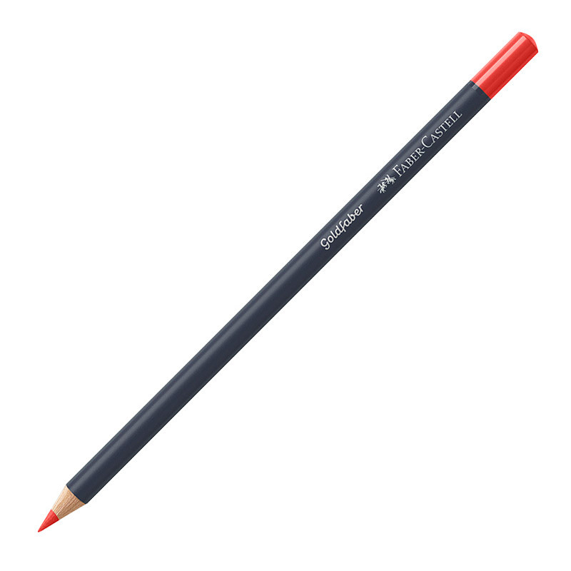 

Faber Castell Карандаш цветной Faber-Castell Goldfaber, 118 красный алый, Карандаш цветной Faber-Castell Goldfaber, 118 красный алый