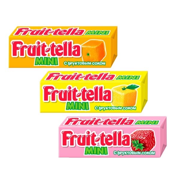 Конфеты жевательные Fruittella Mini Мультипак, 88г