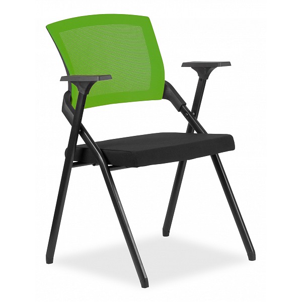 фото Офисный стул riva rch m2001 ткань черная сетка зеленая riva chair