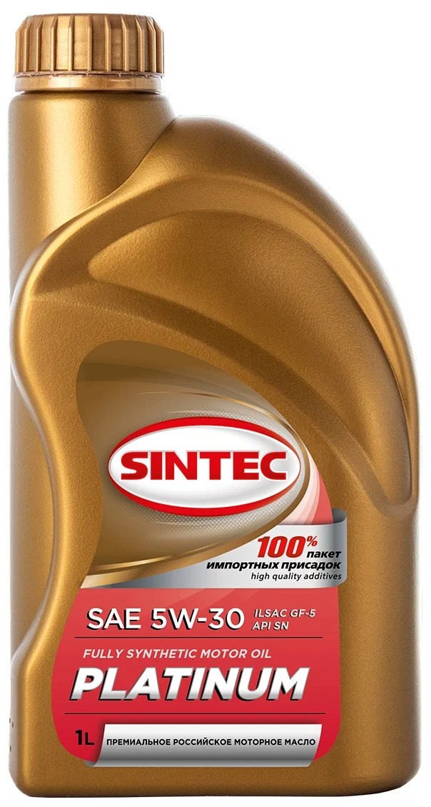 Масло Sintec Платинум 5W-30 синт. API SN/CF 1л