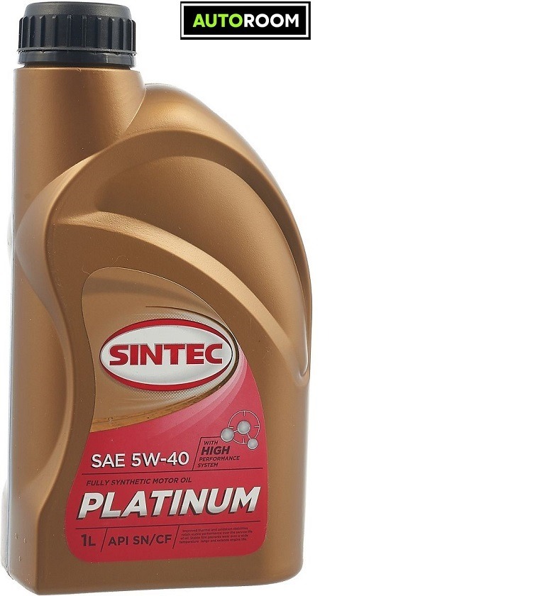 

Масло Sintec Платинум 5W-40 синт. API SN/CF 1л