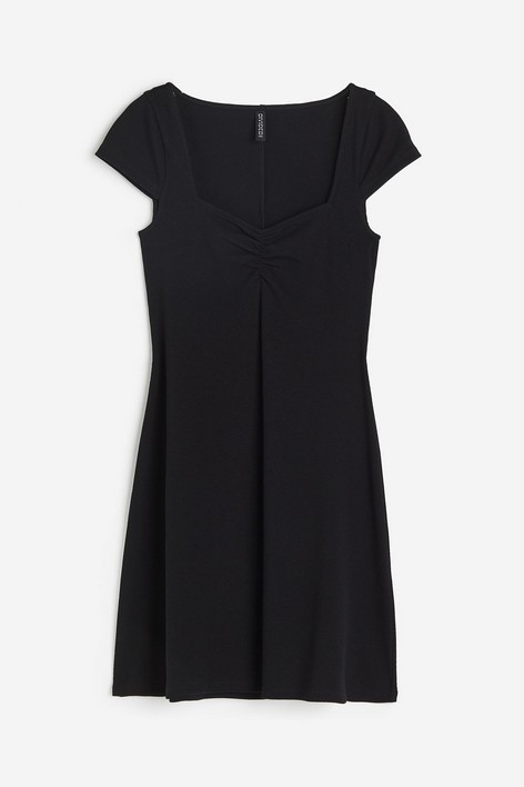 

Платье женское H&M 116720700 черное XS, Черный, 116720700