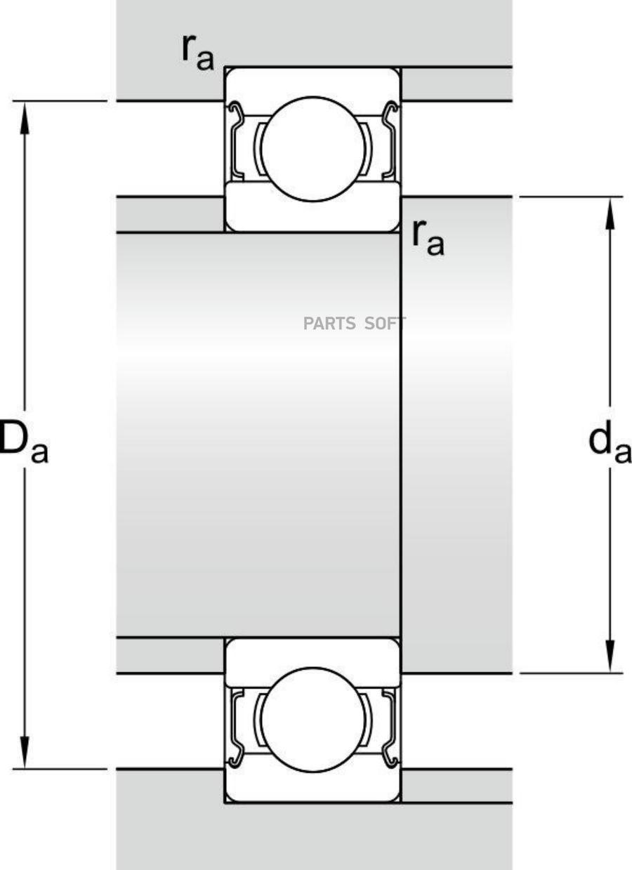 

SKF '63052Z Подшипник 25X62x17 1шт