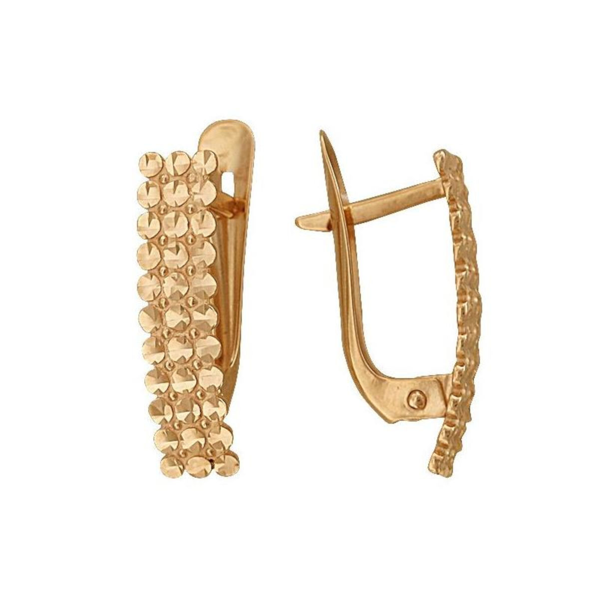 

Серьги из красного золота Эстет 01С714465, 01С714465