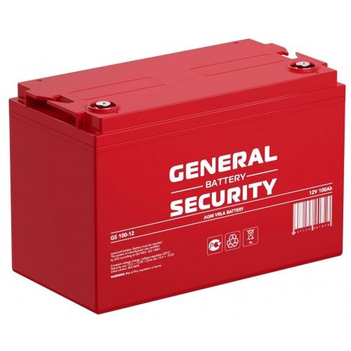 фото Свинцово-кислотный аккумулятор general security gs 100-12 12v 100ah