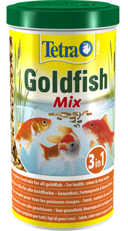 

Корм для рыб Tetra Pond GOLDFISH MIX хлопья, палочки, гаммарус 1000 мл