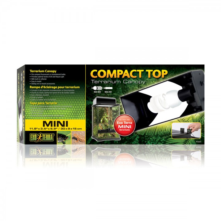 Cветильник Exo Terra Compact Top для террариумов PT2600, PT2602, 30x30x45 см