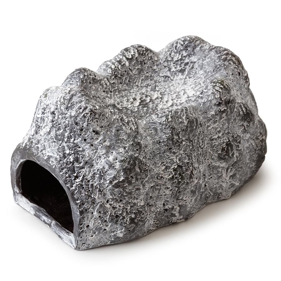 фото Декорация для террариума exo terra wet rock ceramic cave large, керамика, 20х12х9 см