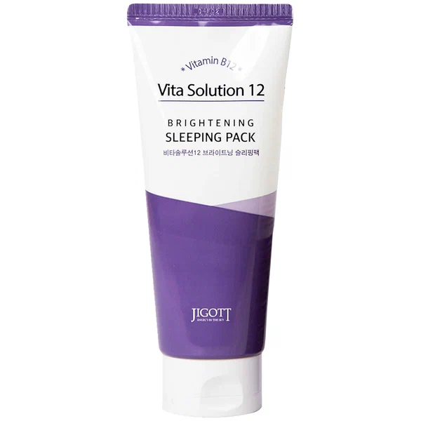 Купить Маска для лица Jigott Vita Solution 12 Brightening Sleeping Pack осветляющая ночная, 180мл