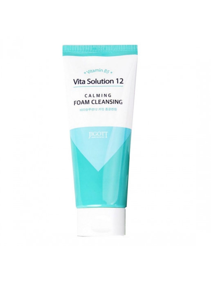 Пенка для лица Jigott Vita Solution 12 Calming Foam Cleansing очищающая yu r очищающая пенка repair solution foam cleanser 200 мл