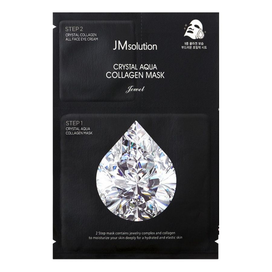 

Маска JMsolution Crystal Aqua двухступенчатая с драгоценным комплексом, 27 мл