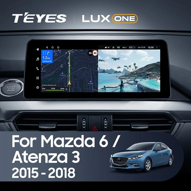 

Штатная магнитола Teyes LUX ONE 6/128 Mazda 6 GJ GL (2015-2018) Тип-А, Lux One