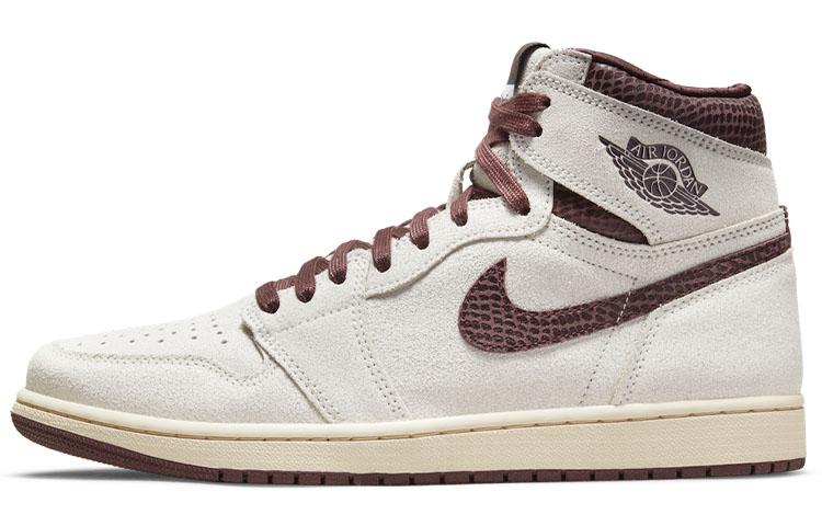 

Кеды Jordan A Ma Manire x Air Jordan 1 retro high og sp sail and burgundy бежевые 39 EU, Бежевый, A Ma Manire x Air Jordan 1 retro high og sp sail and burgundy