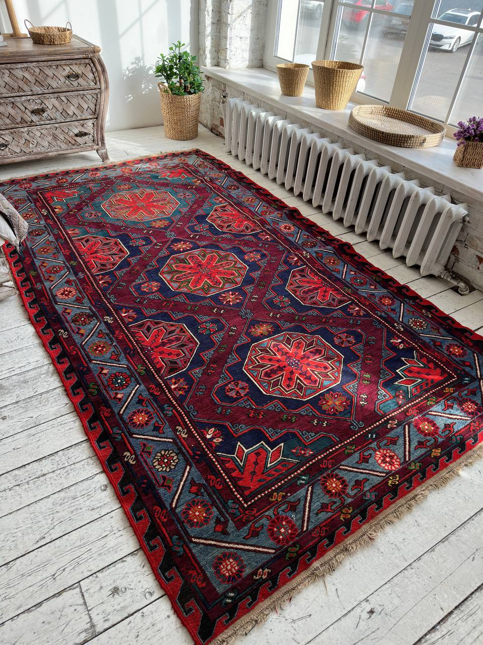 

Ковер The Rugs дагестанский винтажный S99, Дагестанский