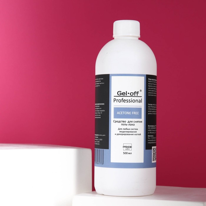 

Средство для снятия гель-лака Gel off Professional, без ацетона, 500 мл