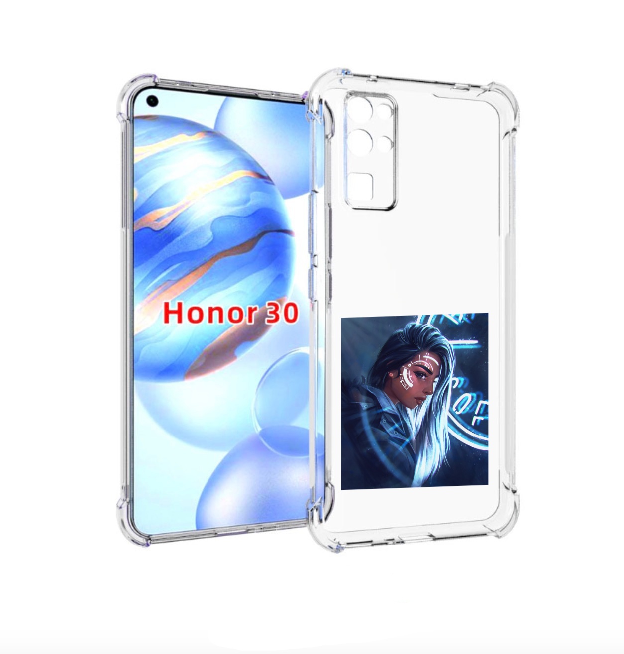 

Чехол бампер MyPads девушка-из-антарктиды женский для Honor 30 (, Прозрачный, Tocco