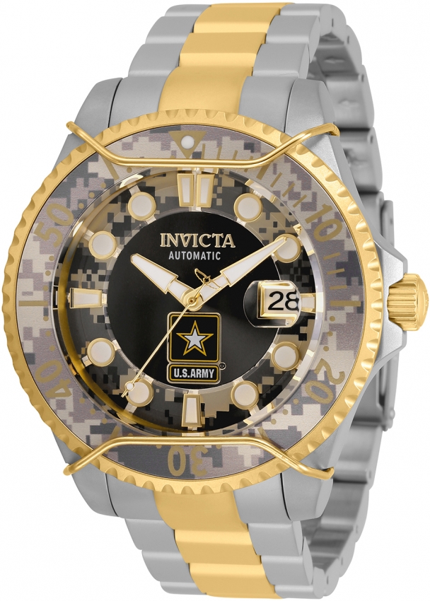 фото Наручные часы мужские invicta 31852 серые/золотистые