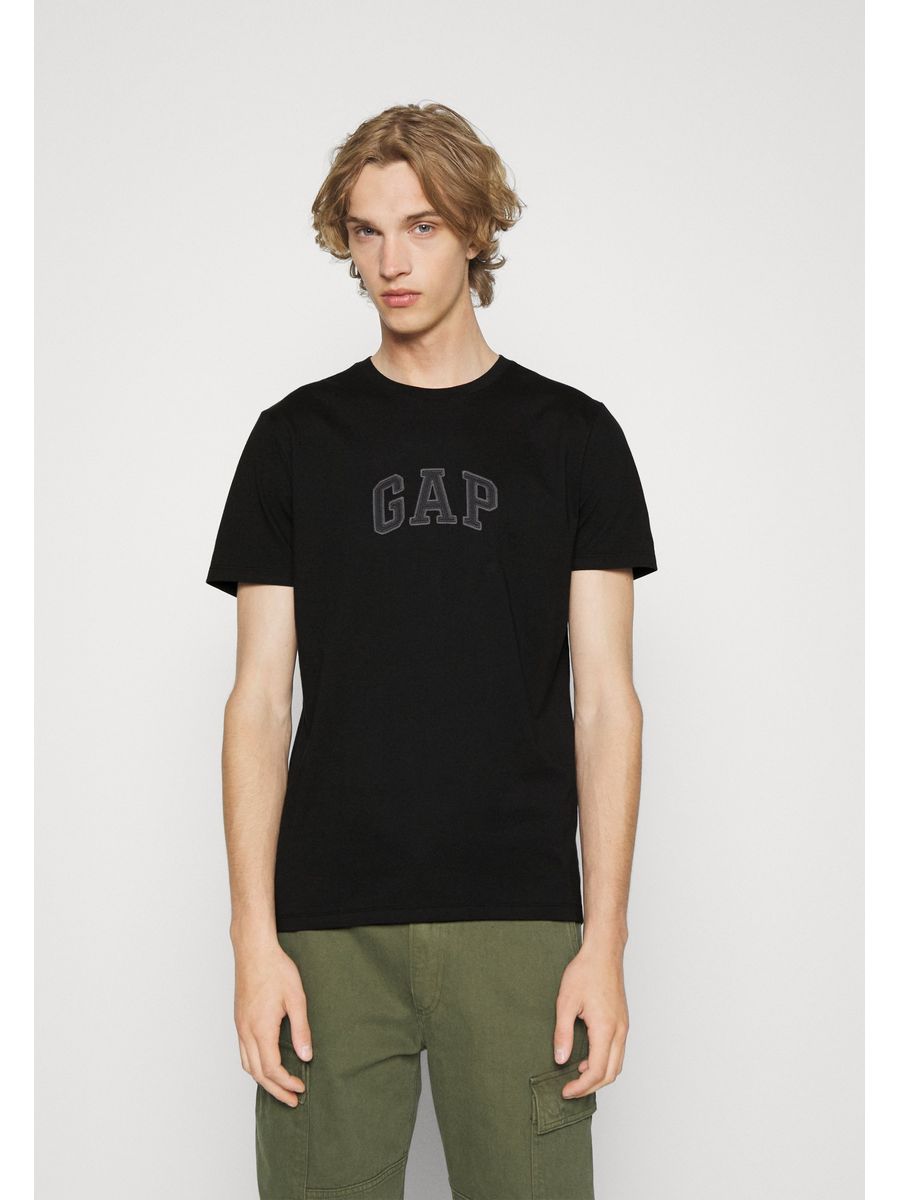 

Футболка мужская GAP GP022O09M черная S, Черный, GP022O09M