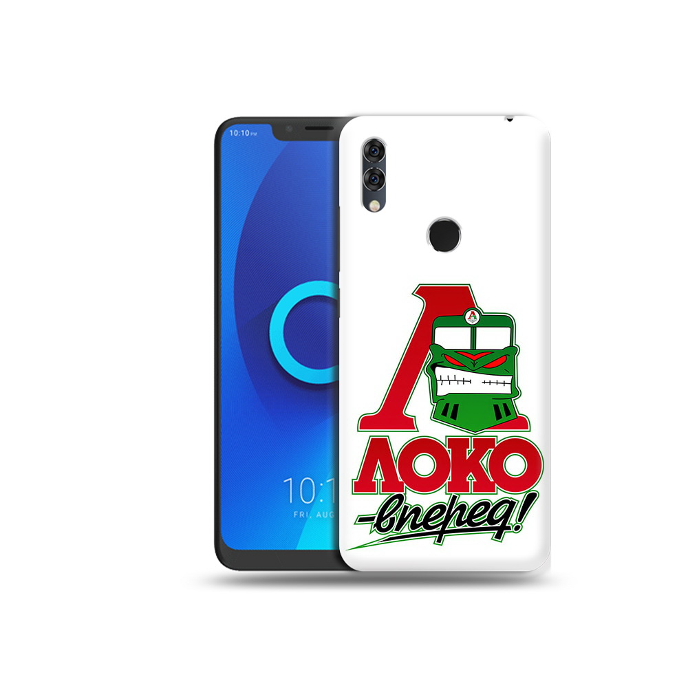 

Чехол MyPads Tocco для Alcatel 5V ФК локо вперед, Прозрачный, Tocco