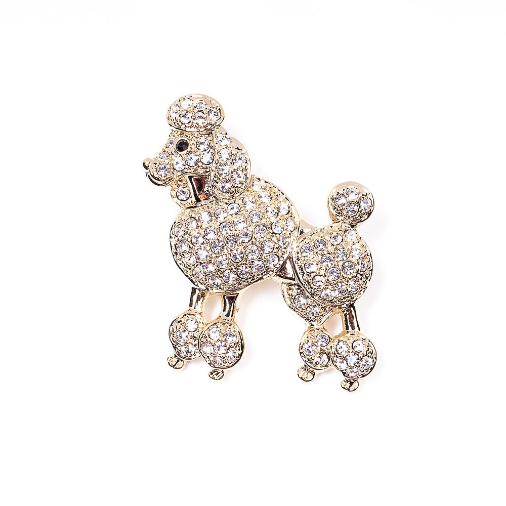 

Брошь из бижутерного сплава с swarovski Moon Paris MoS-22.03-033, MoS-22.03-033