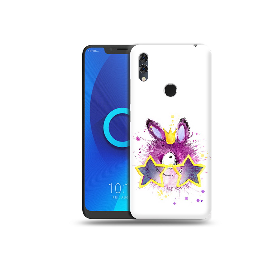 

Чехол MyPads Tocco для Alcatel 5V Шуршуля, Прозрачный, Tocco