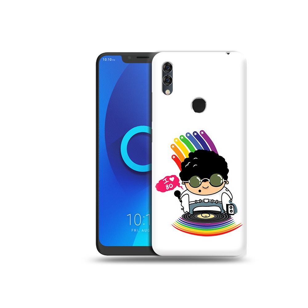 

Чехол MyPads Tocco для Alcatel 5V Я люблю 80-е, Прозрачный, Tocco