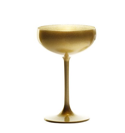 фото Stolzle бокал для шампанского elements gold 230 мл, 9.5х14.7 см 2730008el019