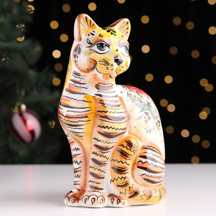 

Сувенир "Кошка", гжель, цвет