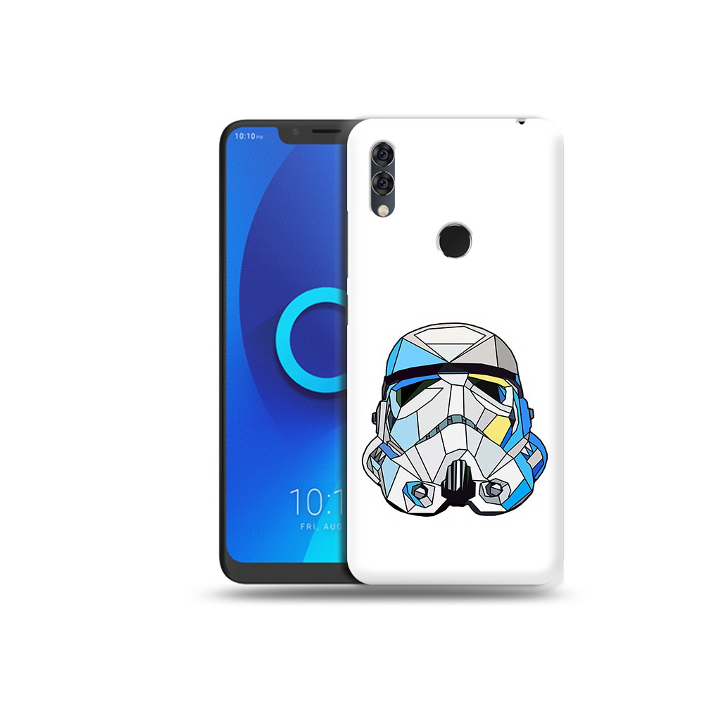 

Чехол MyPads Tocco для Alcatel 5V star wars дарт вейдер, Прозрачный, Tocco