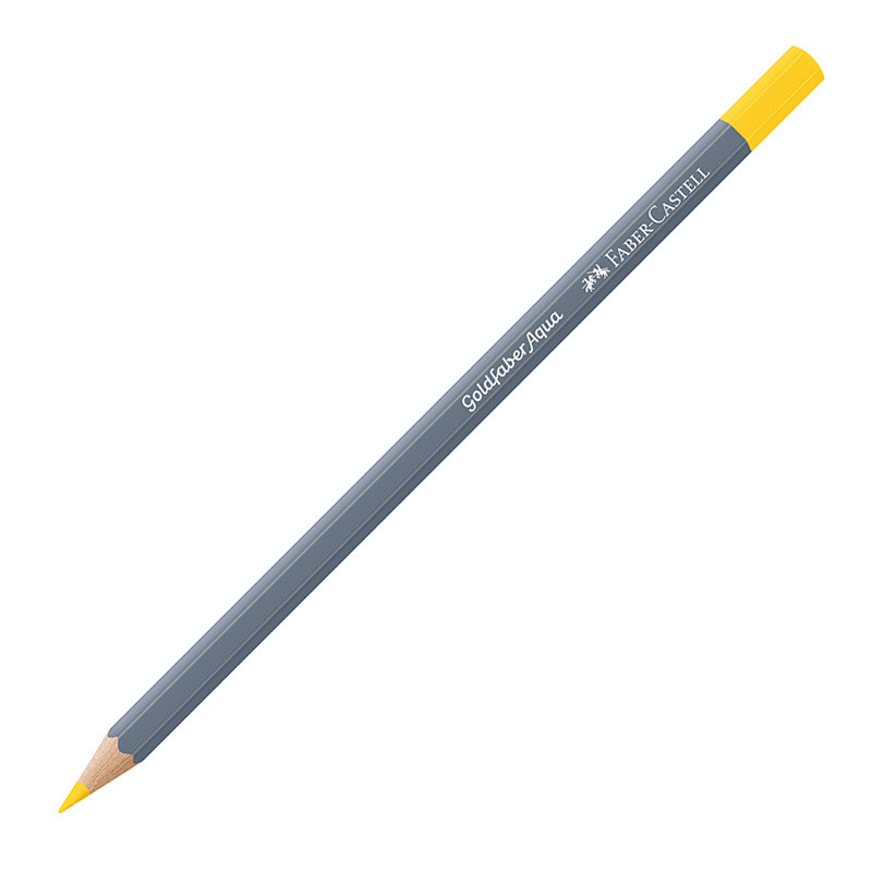 

Faber Castell Карандаш акварельный Faber-Castell Goldfaber Aqua, 105 кадмиевый желтый свет, Карандаш акварельный Faber-Castell Goldfaber Aqua, 105 кадмиевый желтый светлый