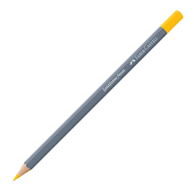 

Faber Castell Карандаш акварельный Faber-Castell Goldfaber Aqua, 107 кадмий желтый, Карандаш акварельный Faber-Castell Goldfaber Aqua, 107 кадмий желтый