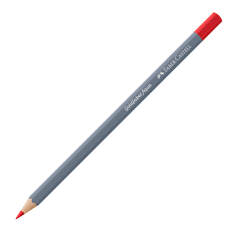 

Faber Castell Карандаш акварельный Faber-Castell Goldfaber Aqua, 121 красная герань бледна, Карандаш акварельный Faber-Castell Goldfaber Aqua, 121 красная герань бледная