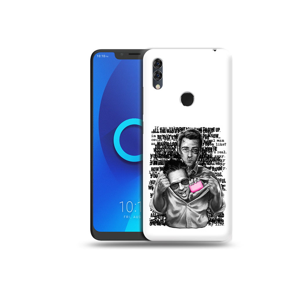 

Чехол MyPads Tocco для Alcatel 5V бойцовский клуб, Прозрачный, Tocco