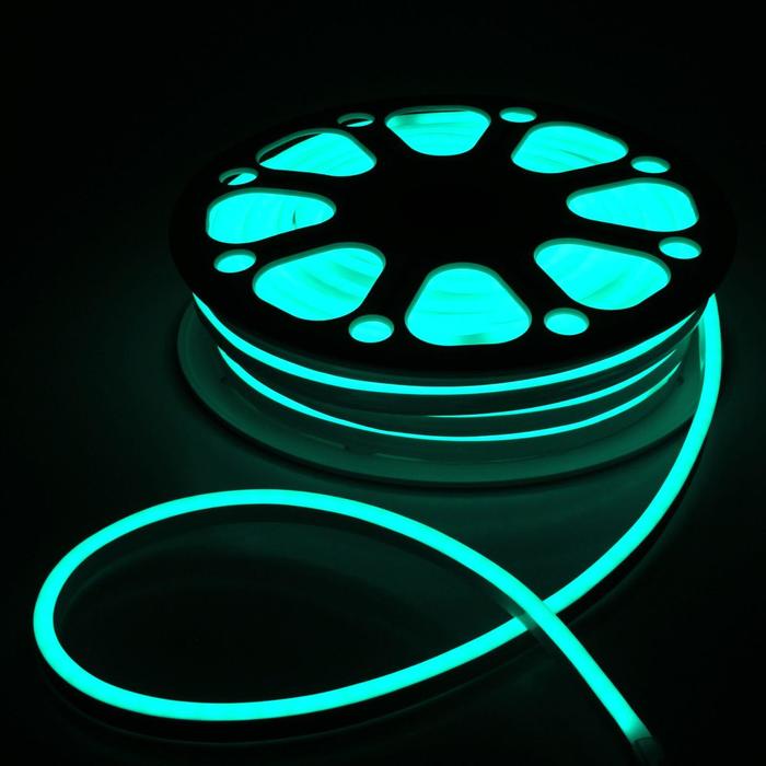 

Гибкий неон в бухте Luazon Lighting 1431258 25 м зеленый, гибкий 8х16 мм