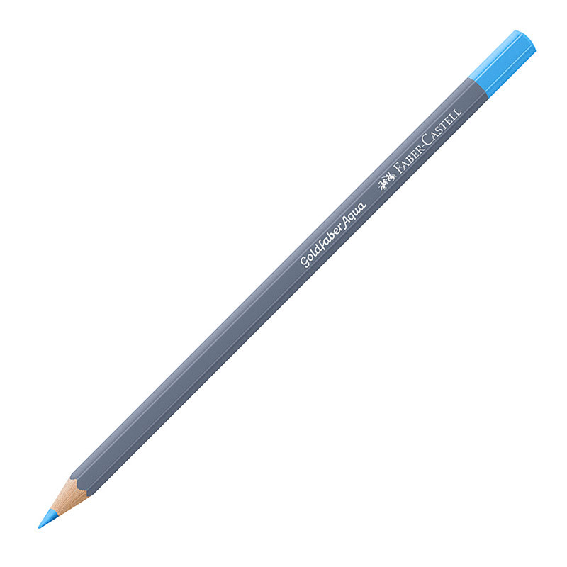 

Faber Castell Карандаш акварельный Faber-Castell Goldfaber Aqua, 147 синий светлый, Карандаш акварельный Faber-Castell Goldfaber Aqua, 147 синий светлый