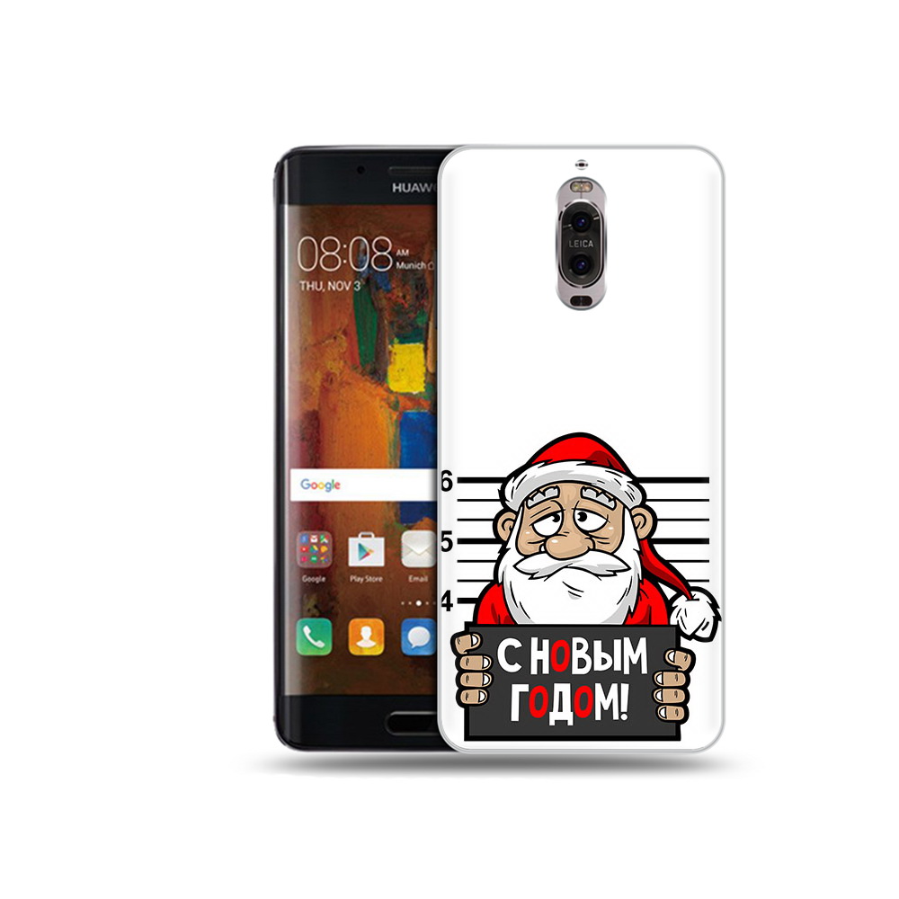 

Чехол MyPads Tocco для Huawei Mate 9 Pro ДМ с новым годом заключенный (PT50613.55.59), Прозрачный, Tocco