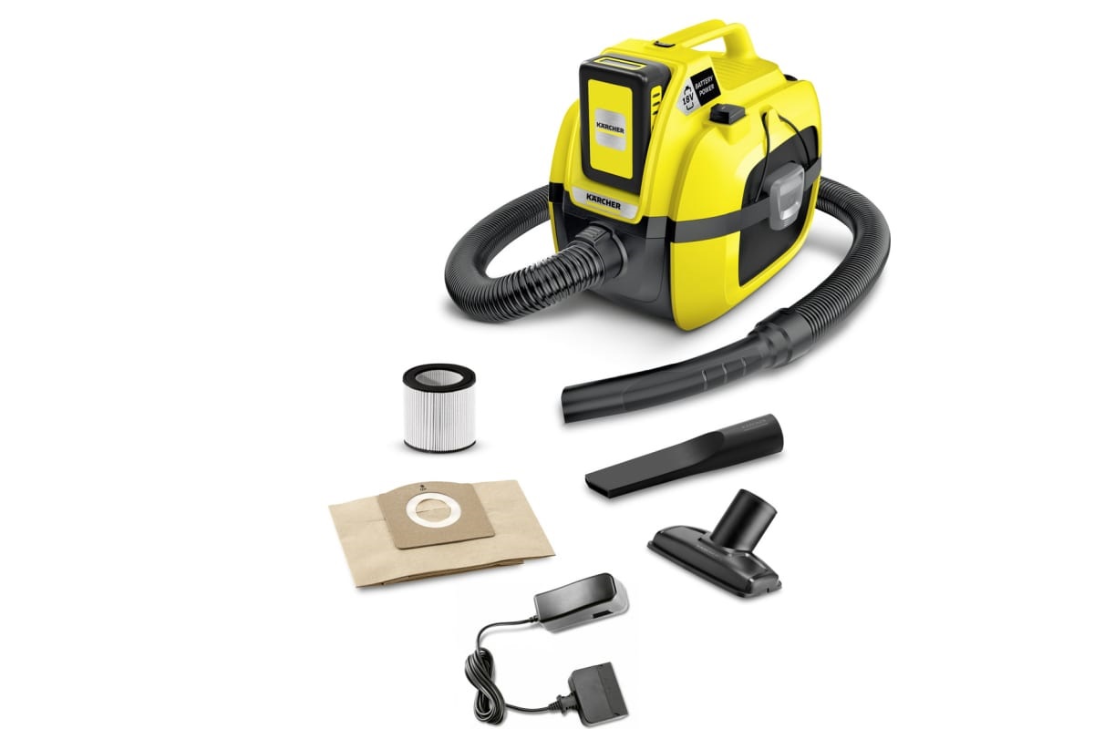 фото Хозяйственный пылесос karcher wd 1 compact battery set 1.198-301