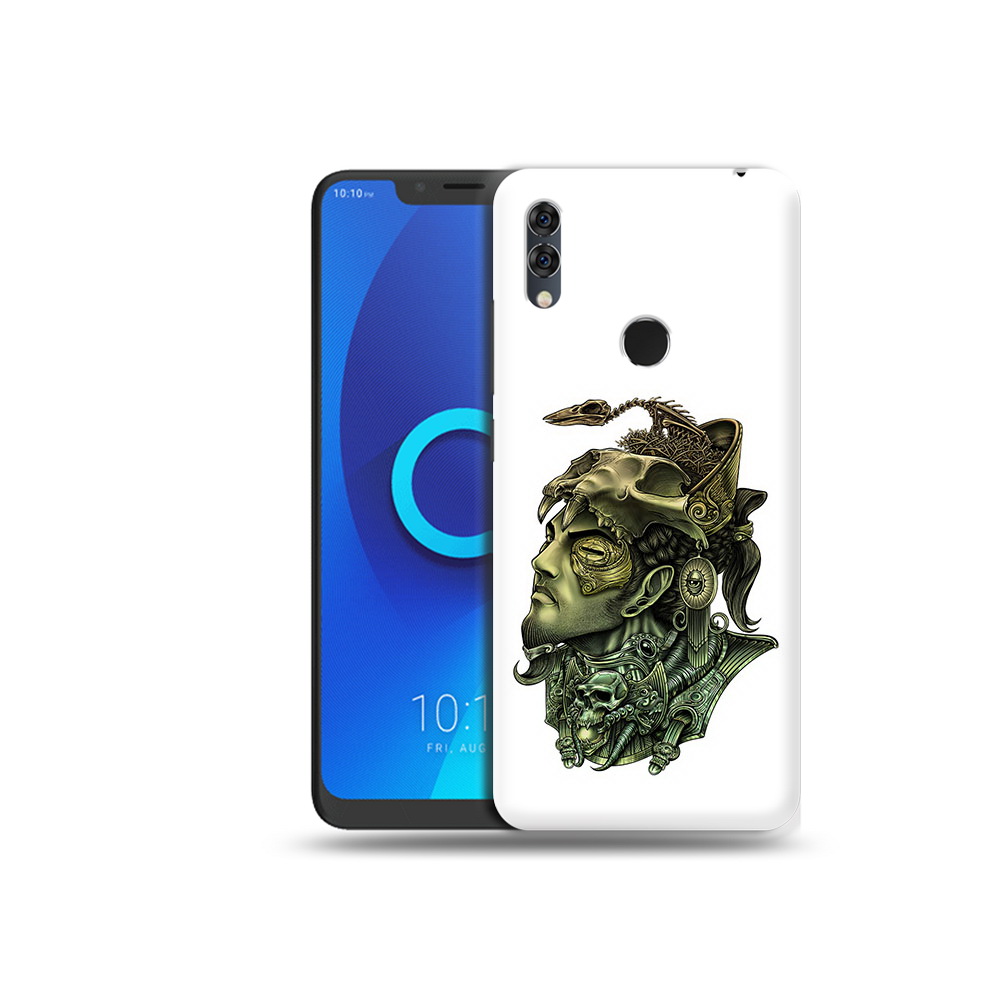 

Чехол MyPads Tocco для Alcatel 5V бронзовый воин, Прозрачный, Tocco