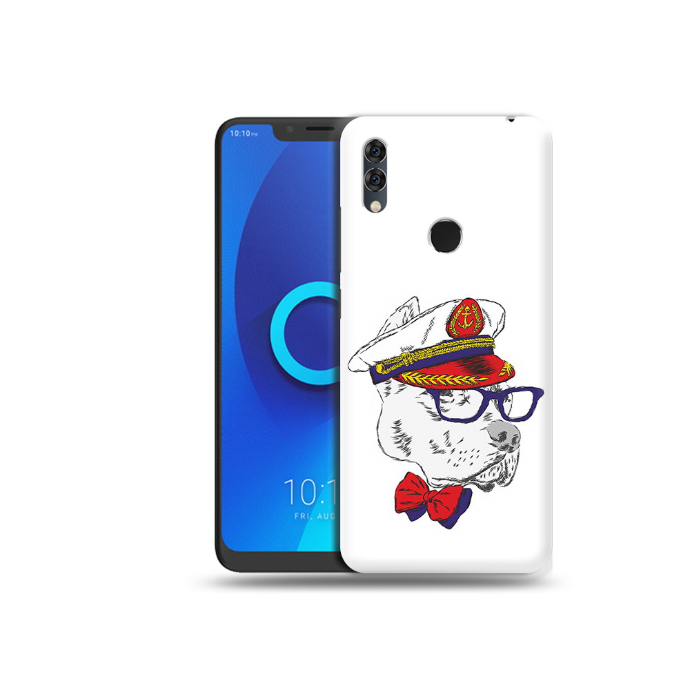 

Чехол MyPads Tocco для Alcatel 5V бульдог, Прозрачный, Tocco